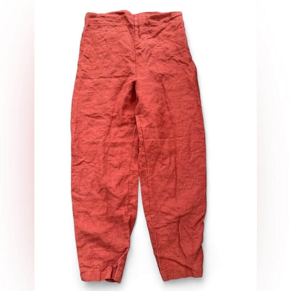 Rust Orange Two Piece linen set - Picture 2 of 7